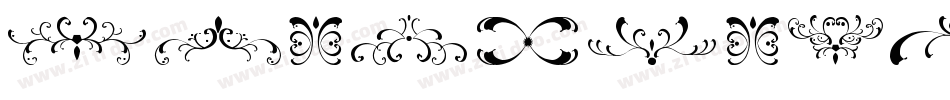 Ornaments Labels and Frames字体转换